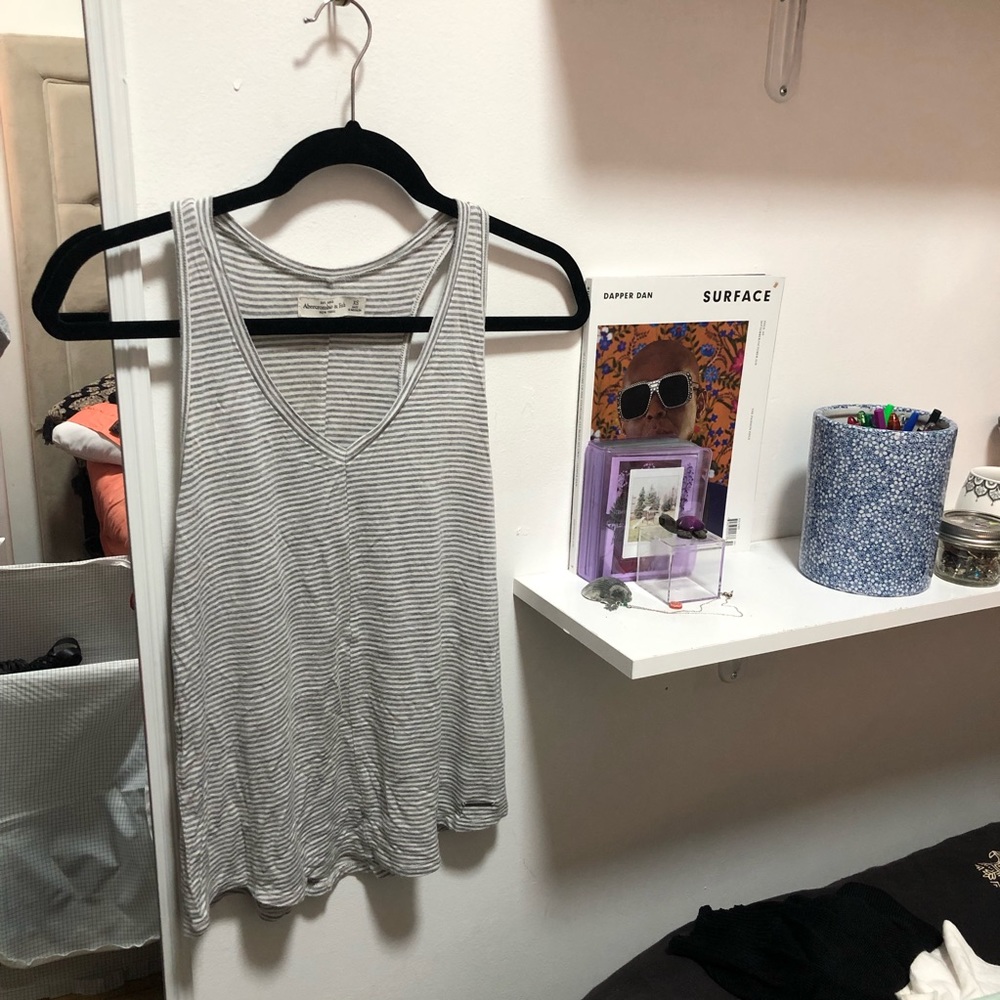 Abercrombie & Fitch striped tank top